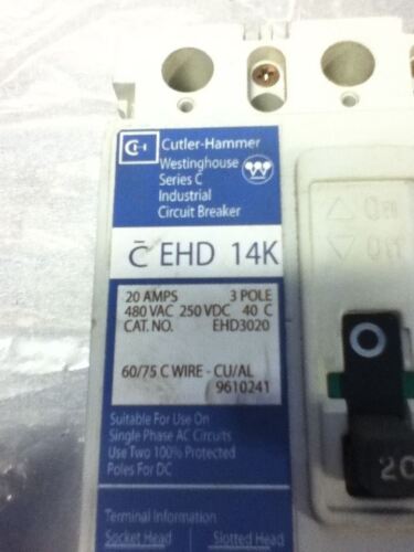 Cutler-Hammer EHD3020 CIRCUIT BREAKER