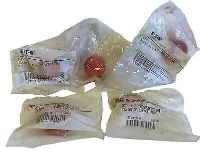 Eaton 10250TC1N Red Plastic Watertight Lens Cover for Pushbutton