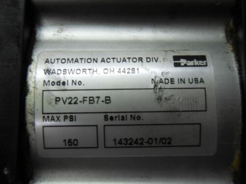 Parker PV22-FB7-B Rotary Actuator