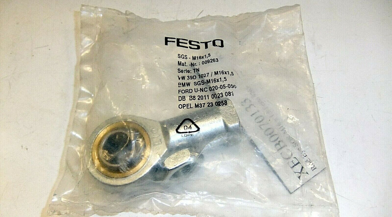 Festo Rod End Bearing Mounting Assembly SGS-M16X1,5