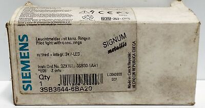 Siemens 3SB3644-6BA20 Red Pilot Light