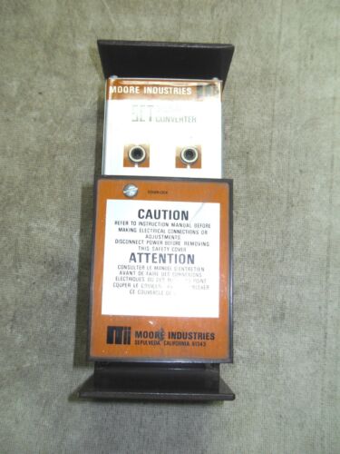 1 MOORE INDUSTRIES SCT/4-20MA/1-5V/117AC-RFC SIGNAL CONVERTER