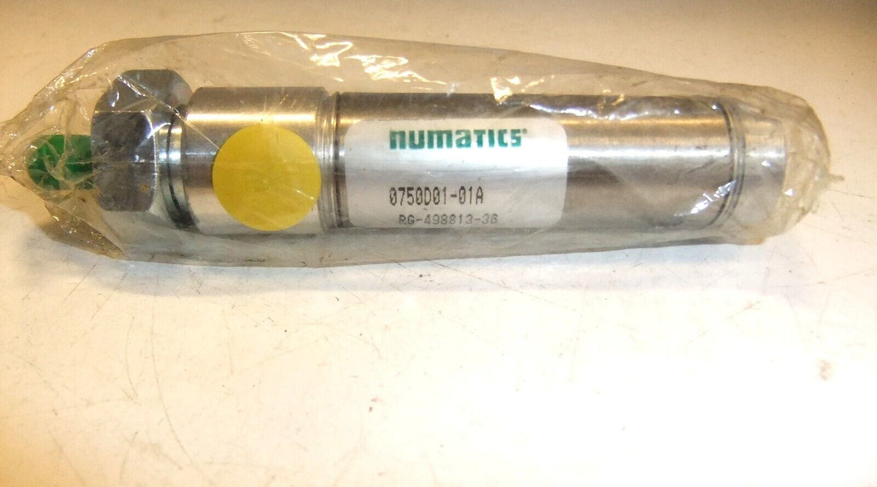 Numatics Cylinder 3/4" Bore 1" Stroke Double Acting Nose Mount 0750D01-01A