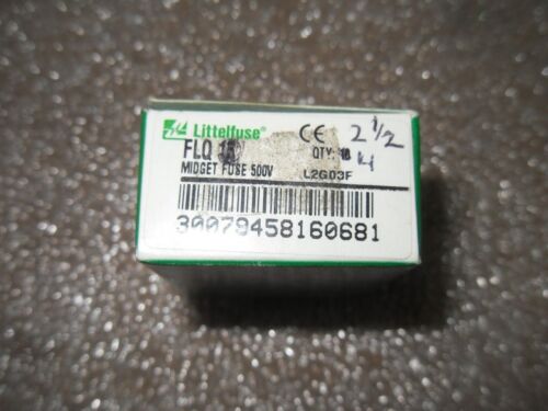 1 Lot Of 4 Littelfuse FLQ2-1/2 500VAC Time Delay Fuses