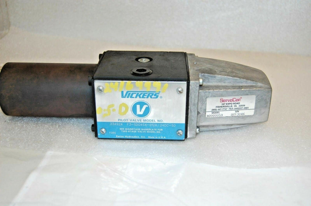 Vickers Solenoid Valve F3-SDG4S4-012A-24DC-50
