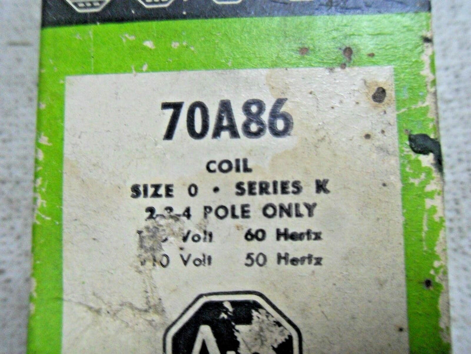 Allen-Bradley 70A86 Coil 110/120V