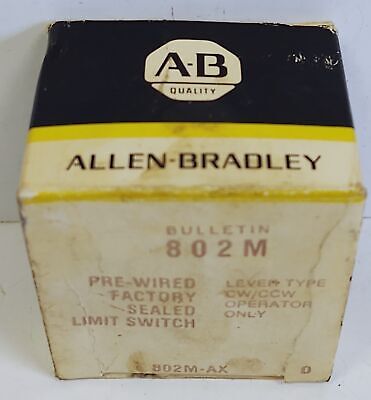 Allen-Bradley 802M-AX Rotary Gear Limit Switch Head Only