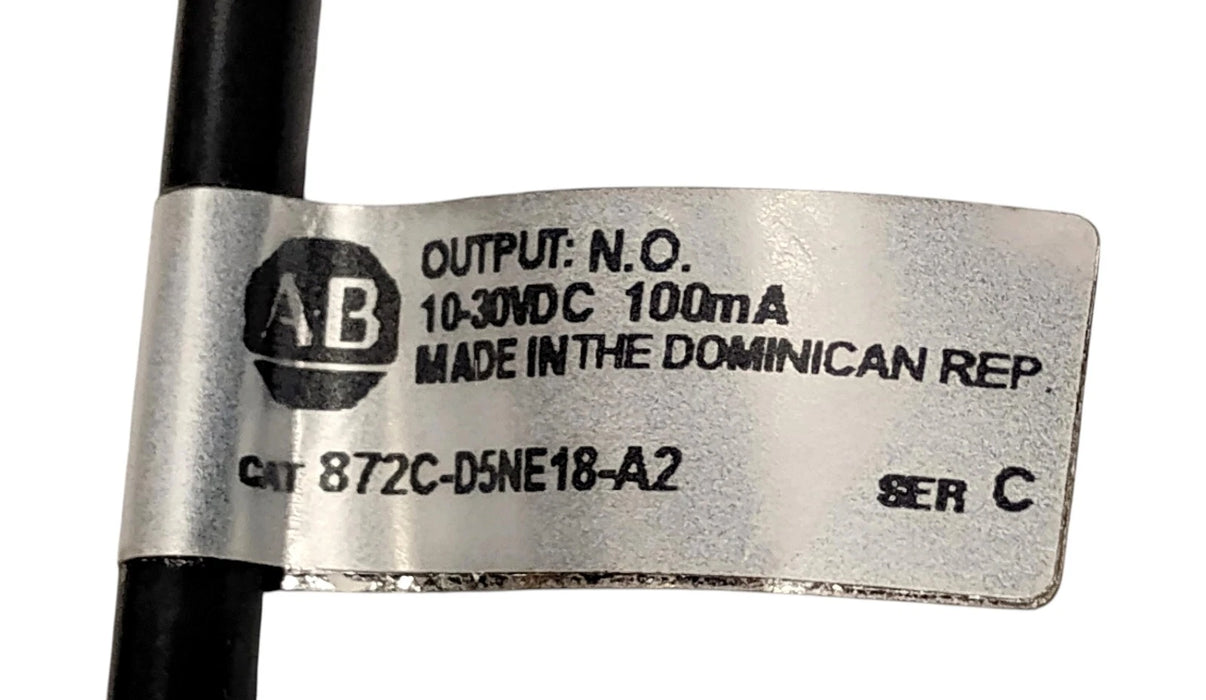 Allen-Bradley 872C-D5NE18-A2 Series C 10-30 V DC Inductive Proximity Sensor