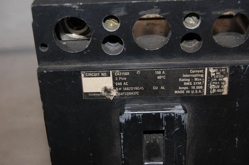 Westinghouse Circuit Breaker CA3150X