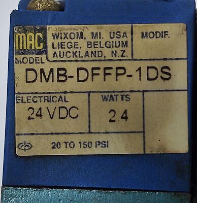 MAC Valves MV-P2A-ABDB-DM-DFFP-1DS SMA-1188 Solenoid Valve