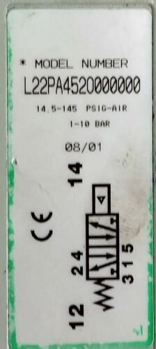Numatics L22PA4520 Solenoid Valve