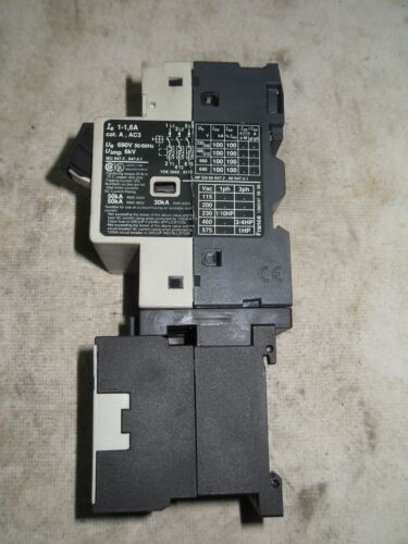 1 TELEMECANIQUE GV2-M06 STARTER PROTECTOR & CONTACTOR LP1-K0610-BD