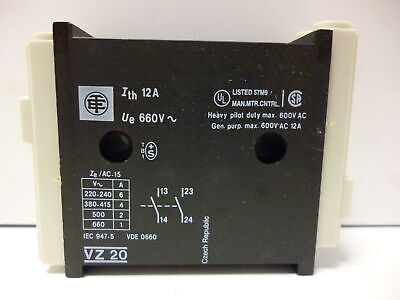 Telemecanique VZ20 Auxiliary contact