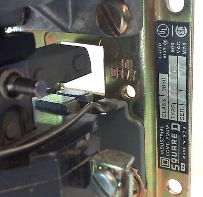 Square D 9050-AO-10E 110/120 V AC 1 NO/1 NC Open Type AC Pneumatic Timing Relay