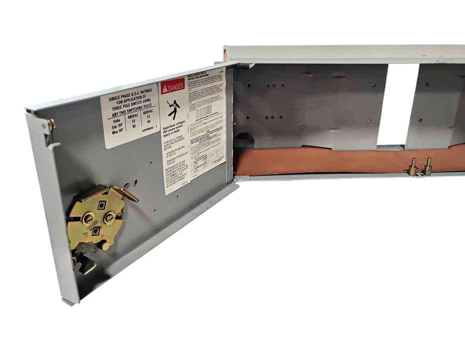 Westinghouse FDPT3633R 100 A 3 P 600 V Dual/Twin Unit Fusible Panelboard Switch