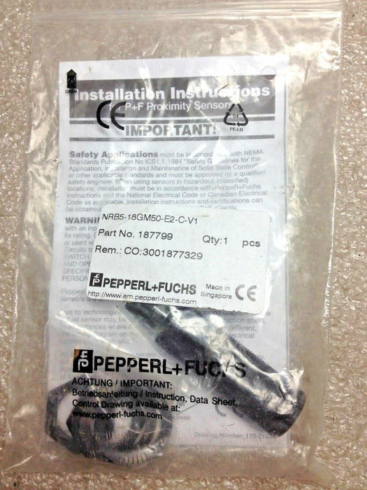 Pepperl NRB5-18GM50-E2-C-V1 Inductive Sensor