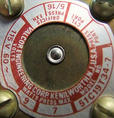 Valcor 51C19T34-7 Fluoropolymer Valve