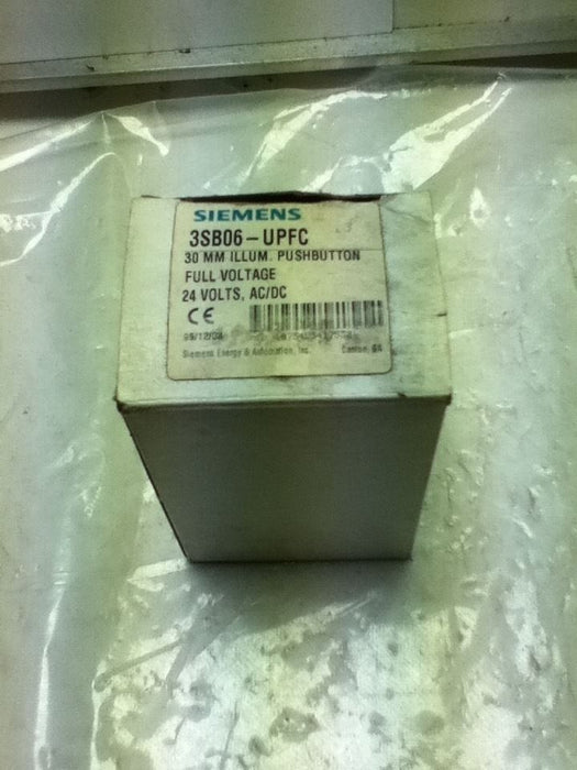 Siemens 3SB06-UPFC PUSHBUTTON