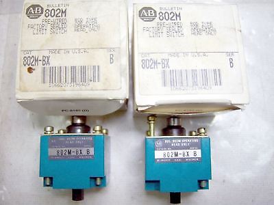 2 Allen-Bradley 802M-BX Operating Heads