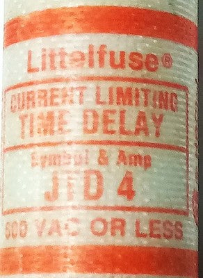 Littelfuse JTD-4 600 V AC 4 A Class J Current-Limiting Time-Delay Fuses