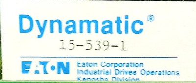 Eaton 15-539-1 DYNAMATIC 4050 115 VAC 7 A Input 45 VDC 8 A Output Controller