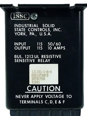 ISSC 1213UL-1-A-B 115 V AC 10 A Resistive Sensitive Relay