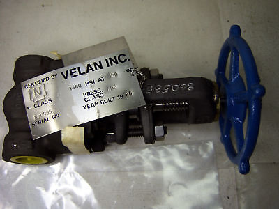 Velan Steel Valve W2074B-02MS A105 IR 1/2 TO 1/2 1480 PSI