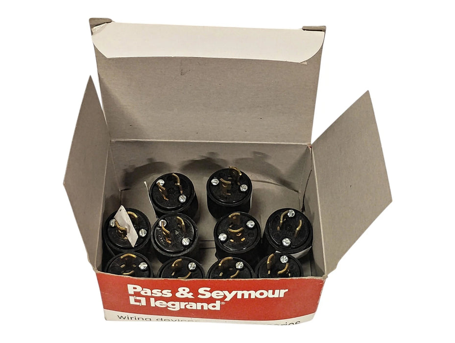 Legrand ML1113 125 V AC 15 A 2-Pole 2-Wire Midget Locking Non-Grounding Plug