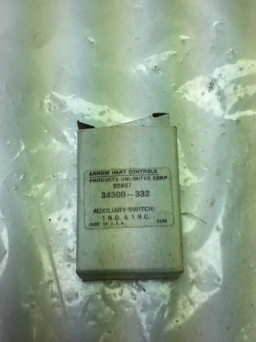 Arrow Hart Controls 34300-332 Auxiliary Contact