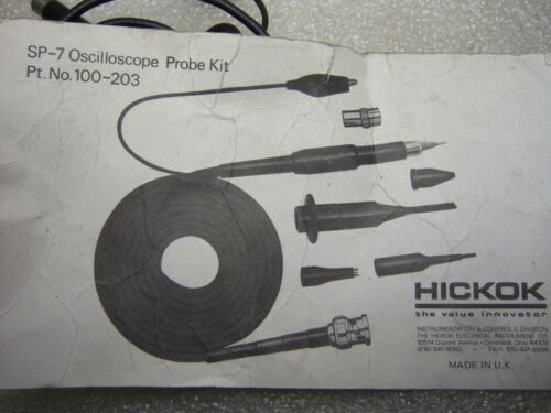 Hickok SP-7 Oscilloscope Probe Kit 100-203