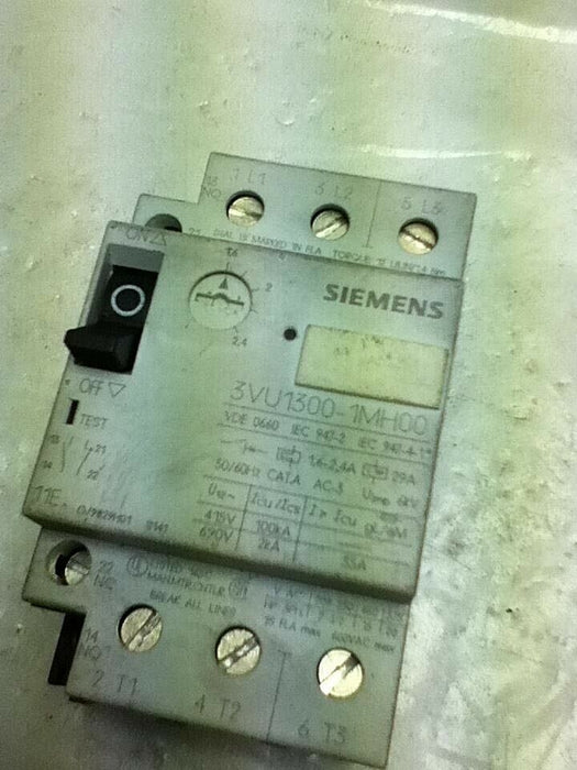 Siemens 3VU1300-1MH00 MOTOR PROTECTOR