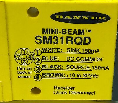 Banner Engineering SM31RQD 10-30 V DC Photoelectric Proximity Sensor