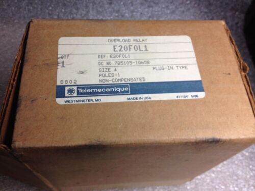 Telemecanique E20F0L1 Overload Relay