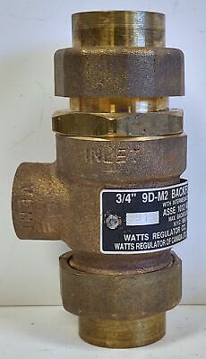 Watts Regulator 9D-M2-3/4 Backflow Preventer