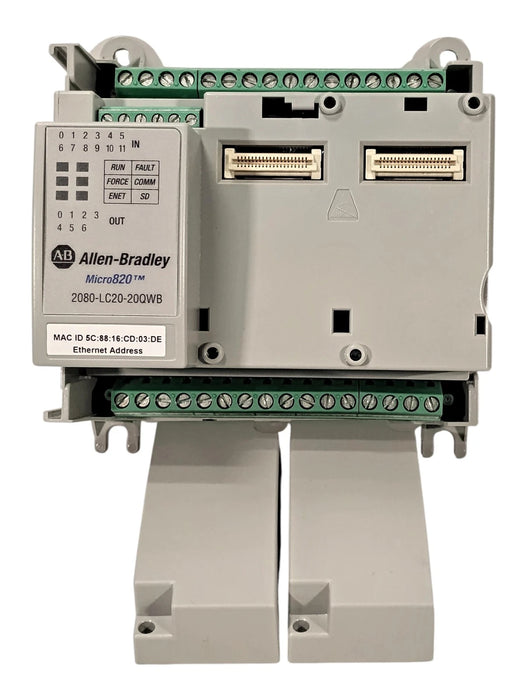 Allen-Bradley 2080-LC20-20QWB Micro820 24 V AC/DC PLC Input/Output Module