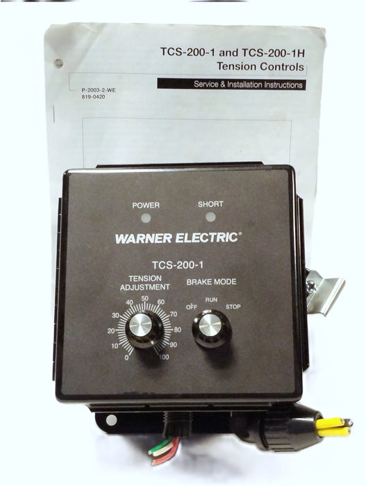 Warner Electric TCS-200-1 115/230 V AC 4.25 A Tension Control