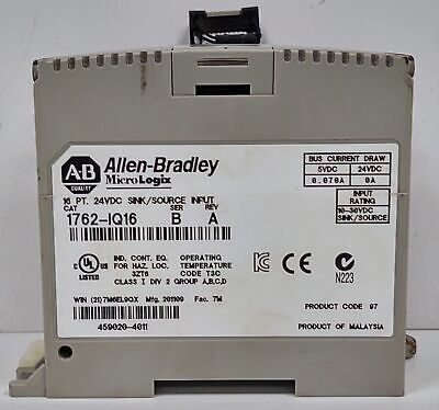 Allen-Bradley 1762-IQ16 Ser. B Rev. A PLC Input Module
