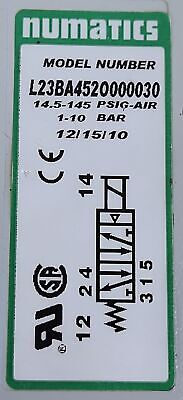 Numatics L23BA452O000030 Pneumatic Solenoid Valve