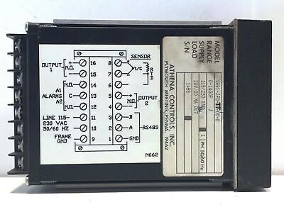 Athena 1991-JF0-TT-00-D 115/230 V AC 0-1400 F Range Temperature Controller