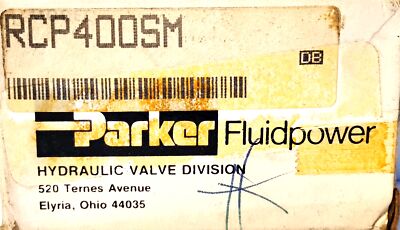 Parker RCP400SM Hydraulic Flow Control Valve w/ Relief Knob