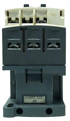 Schneider Electric LC1D09G7 600 V 9 A 7-1/2 hp IEC Contactor w/ 120 V AC Coil