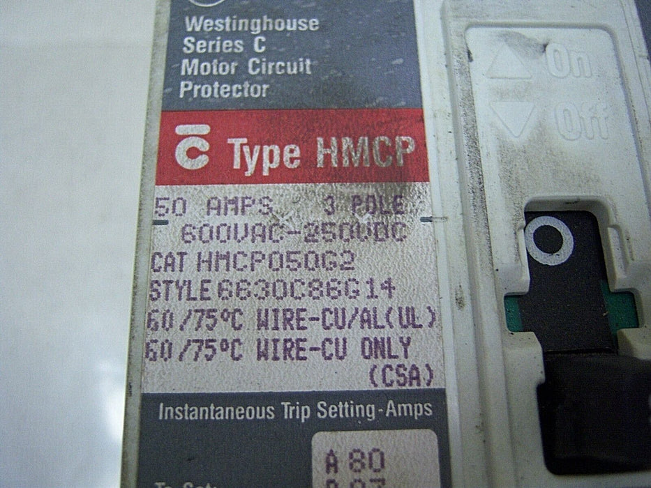 Cutler-Hammer Motor Circuit Protector HMCP050G2