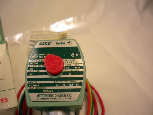 ASCO Valve 8262G43 3 Way 1/8" 120/60