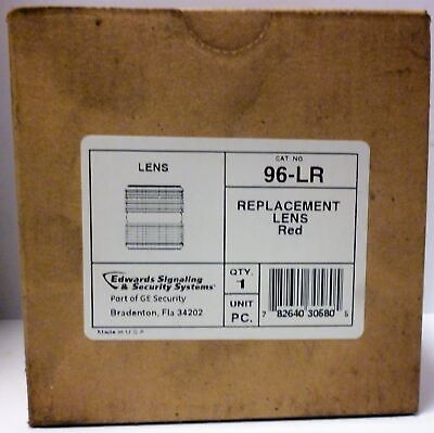 Edwards Signaling 96-LR Red Replacement Lens For Beacon Lights
