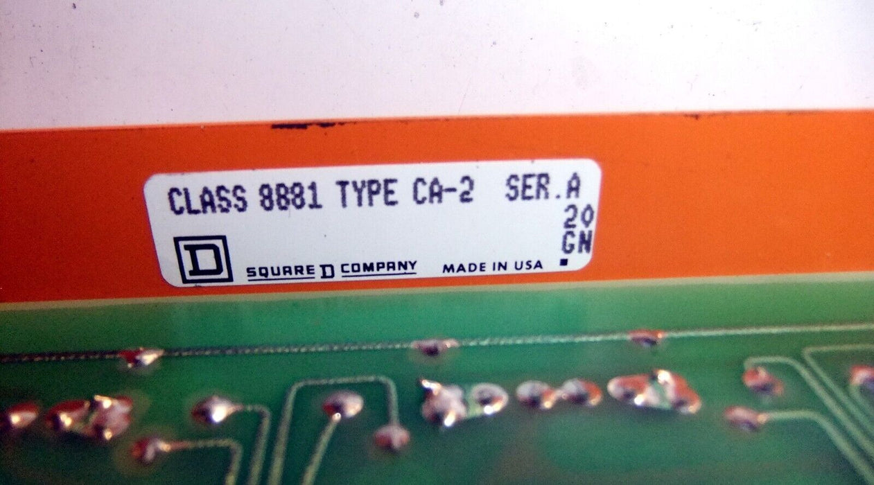 Square D Input Card 8881-CA2