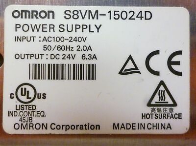 Omron S8VM-15024D PLC Power Supply
