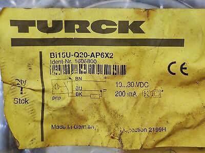 Turck BI15U-Q20-AP6X2 1608800 Inductive Proximity Sensor