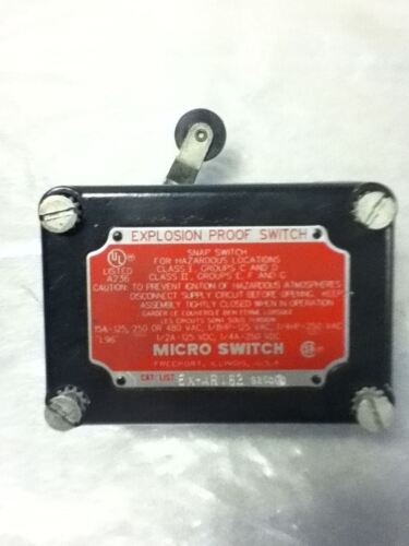 MICRO SWITCH EX-AR182 EXPLOSION PROOF SWITCH