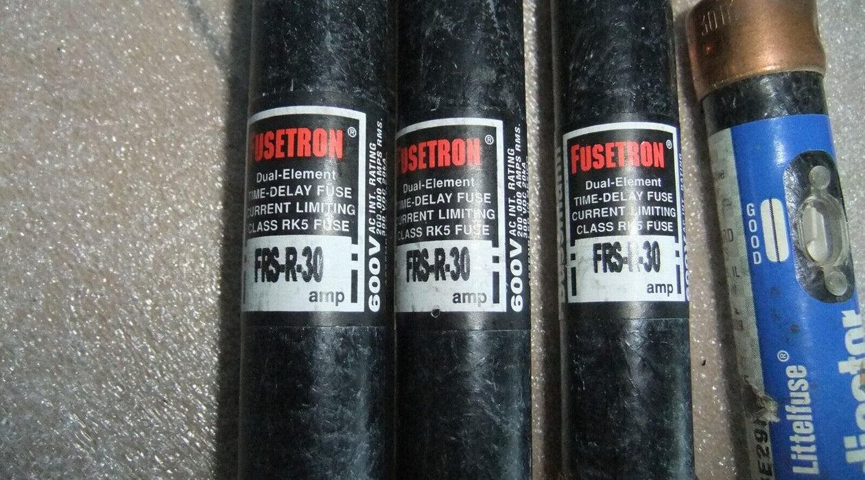 4 Fusetron FLSR-30 FLSR30ID Fuses