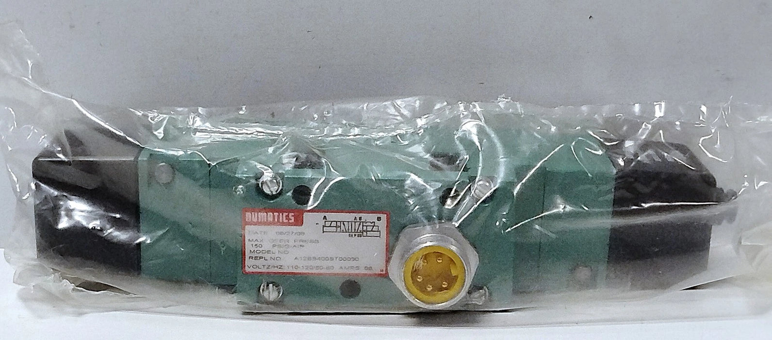 Numatics A12BB400ST00030 Pneumatic Solenoid Valve w/ 100-120 V AC Coil